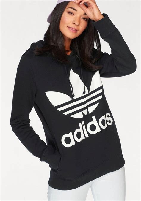 adidas sweater schwarz weiß damen|Adidas Sweatshirt jetzt online kaufen .